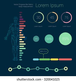 Medical, Health And Health Care Icons And Data Elements, Info Graphic