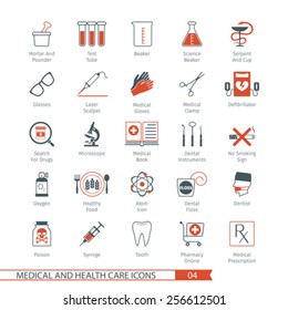 Medical and Health Care Icons Set 04