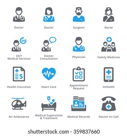 Medical & Health Care Icons Set 1 - Services | Sympa Series
