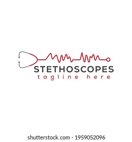 medical health care logo  with stethoscope