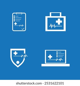 Medical Health care Medicine Hospital icon vector 