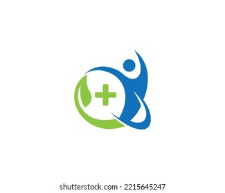 Medical Health Care And Pharmacy Logo Design Vector Concept Template.