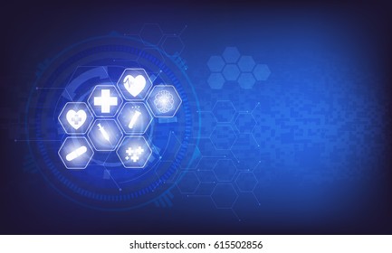 medical health care science innovation concept pattern background