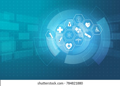 Medical Health Care Science Innovation Concept Pattern Background