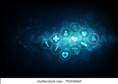 medical health care science innovation concept pattern background