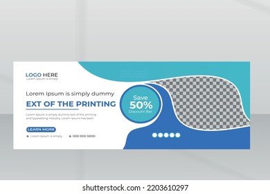 Medical health care social media post template