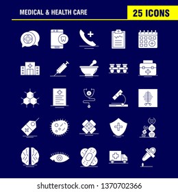 Medical And Health Care Solid Glyph Icon for Web, Print and Mobile UX/UI Kit. Such as: Medical, Chatting, Plus, Health, Mobile, Cell, Tooth, Medical, Pictogram Pack. - Vector