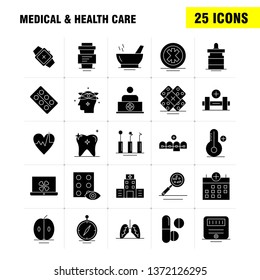 Medical And Health Care Solid Glyph Icon for Web, Print and Mobile UX/UI Kit. Such as: Medical, Browse, Compass, Navigation, Calendar, Medical, Health, Plus, Pictogram Pack. - Vector