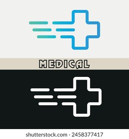 Medicina, Salud, Clínica, Farmacia, Servicio Rápido de Asistencia Sanitaria Logo