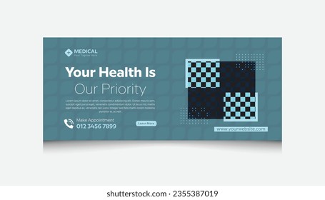 Medical Health Facebook Banner thumbnail design