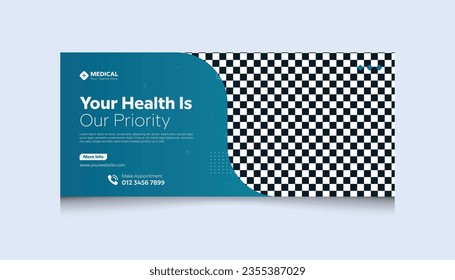 Medical Health Facebook Banner thumbnail design