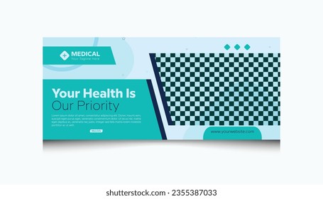 Medical Health Facebook Banner thumbnail design