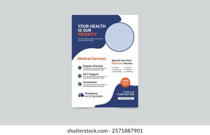 Medical Health Flyer Design Template