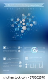 Medical, health and healthcare icons and infographic