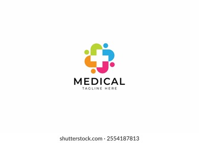 Medical Health and Healthcare Logo Simply Modern Concept Business Company