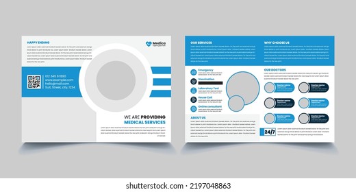 Medical Health Hospital Clinic Pharmacy Nursing  Dental Brochure Template