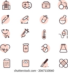 Medical health, illustration, vector, on a white background.