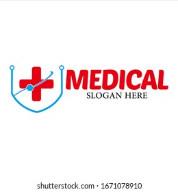 medical and health logo creator vector