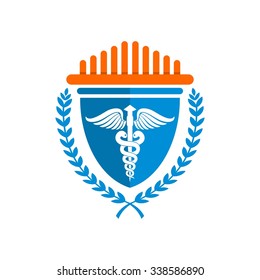 Medical Health Protection, Health care Logo Template