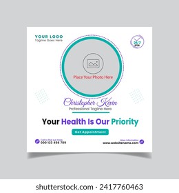 medical health social media post