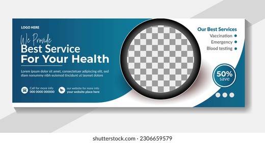 Medical Health Timeline Cover Design Templates, Banner Templates and Web Banner Templates Designs for Social Media Banner Templates