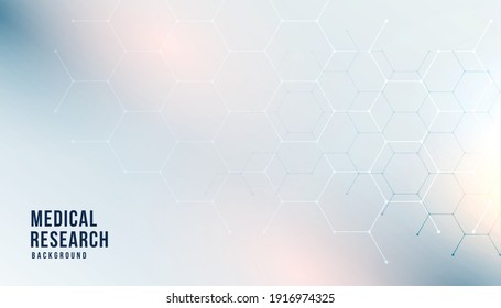 medical healthcare background with hexagonal shapes - Shutterstock ID 1916974325