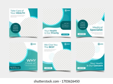 Medical Healthcare Banner For Flyer And Social Media Post Template