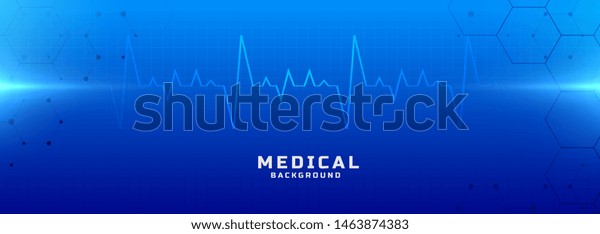 Medical Healthcare Blue Background Stock Vector (Royalty Free ...