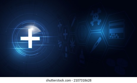 Medical healthcare concept background. Vector illustration.