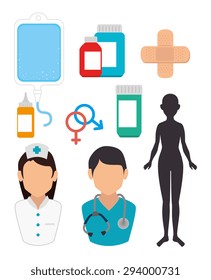 Medical healthcare design, vector illustration eps 10.