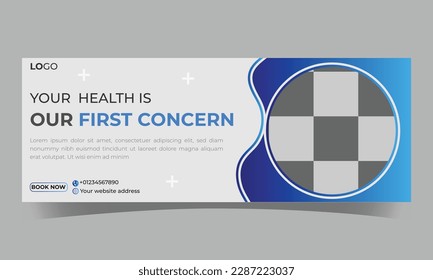 Medical Healthcare Facebook Cover Design