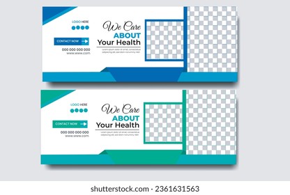 Medical healthcare Facebook covers photos for social media, promotion web banner ads sales, and discount banner vector template Design.gym social media timeline post template, Facebook cover