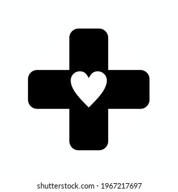 Medical and Healthcare Glyph black icon in flat style isolated. Vector Symbol illustration.