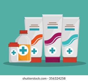 Medical healthcare grapic design, vector illustration eps10