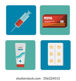 Medical healthcare grapic design, vector illustration eps10