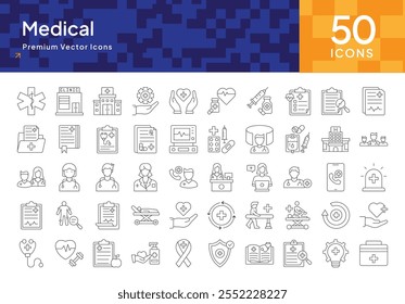 Medical and Healthcare Icon Pack for Hospitals, Clinics, and Medical Professionals