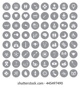 Medical & Healthcare Icon Set. Eps-10.