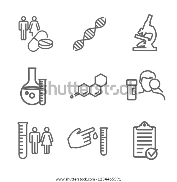 Medical Healthcare\
Icons - People Charting Disease or Scientific Discovery New\
Employee Hiring Process icon\
set