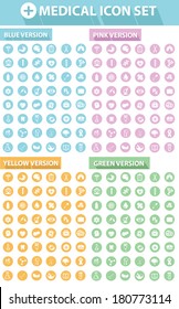 Medical & Healthcare Icons,4 version,vector