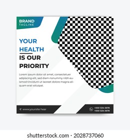 Medical Healthcare Instagram Post Template

