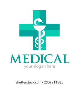 Medical Healthcare Logo Design Illustration