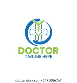 Ilustración de diseño de logotipo de Medicina
diseño del logotipo del médico