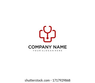 Medical health-care logo design template.- vector illustrator