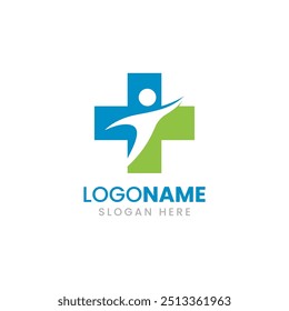 Medical and Healthcare Logo for Doctor, Pharmacy, Clinic, Wellness, Spa Vector illustration.