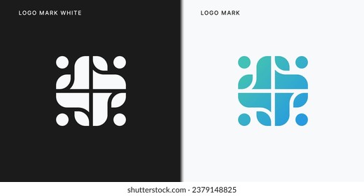 Medical Healthcare Logo Template In Vector Icon Illustration Design.