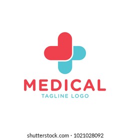 Medical And Healthcare Logo Vector Illustration.