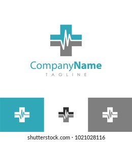 Medical And Healthcare Logo Vector illustration.