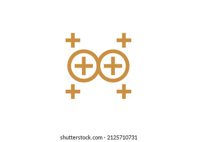 Medical and Healthcare Monoline Logo