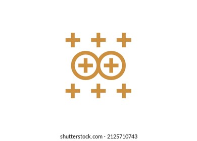 Medical and Healthcare Monoline Logo