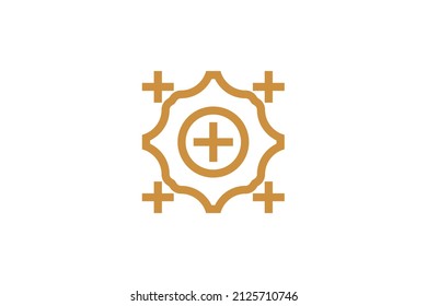 Medical and Healthcare Monoline Logo